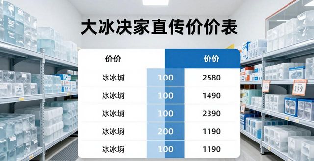 大冰块批发厂家怎么选？嘉兴直供渠道靠谱吗