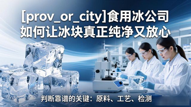 嘉兴食用冰公司如何让冰块真正纯净又放心